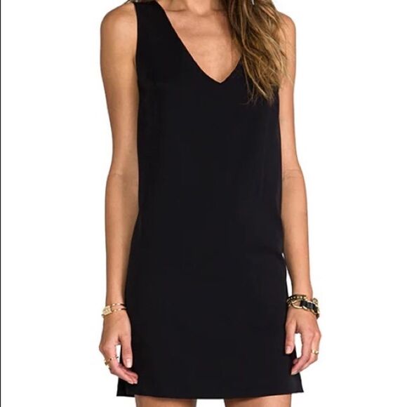 Robert Rodriguez V-neck Silk Sleeveless Mini Dress in Coral - Picture 8 of 8